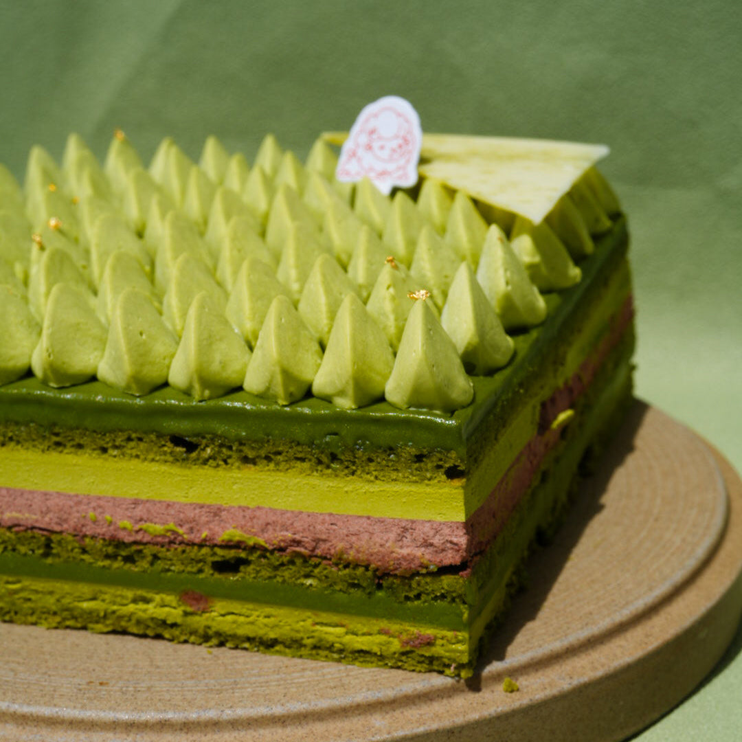 Matcha Opera Cake