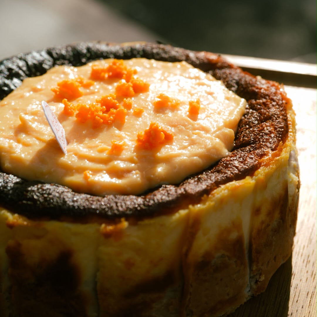Salted Yolk Taro Basque Cheese Cake (GF)