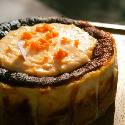 Salted Yolk Taro Basque Cheese Cake (GF)