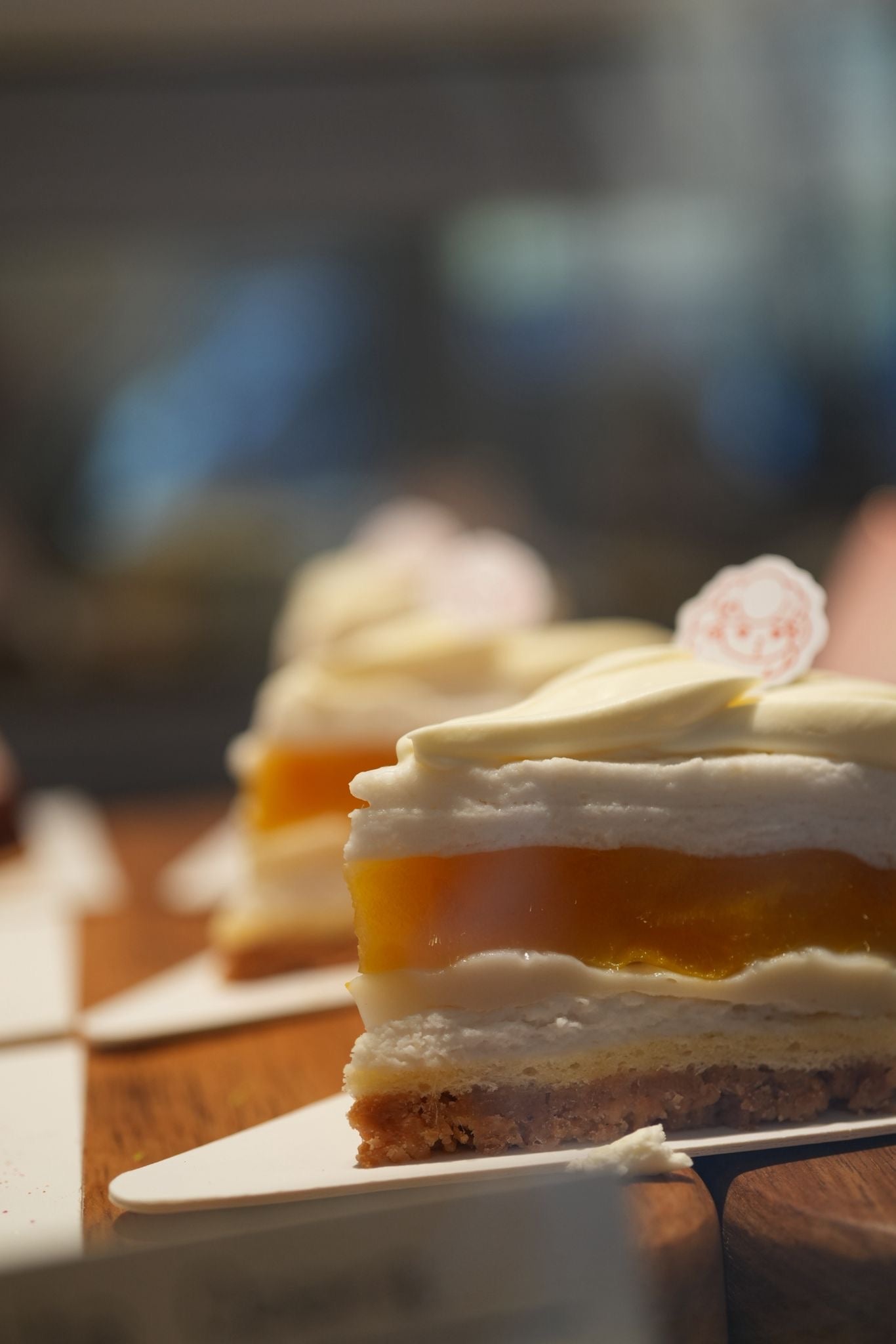 Mango Mochi Coconut cake