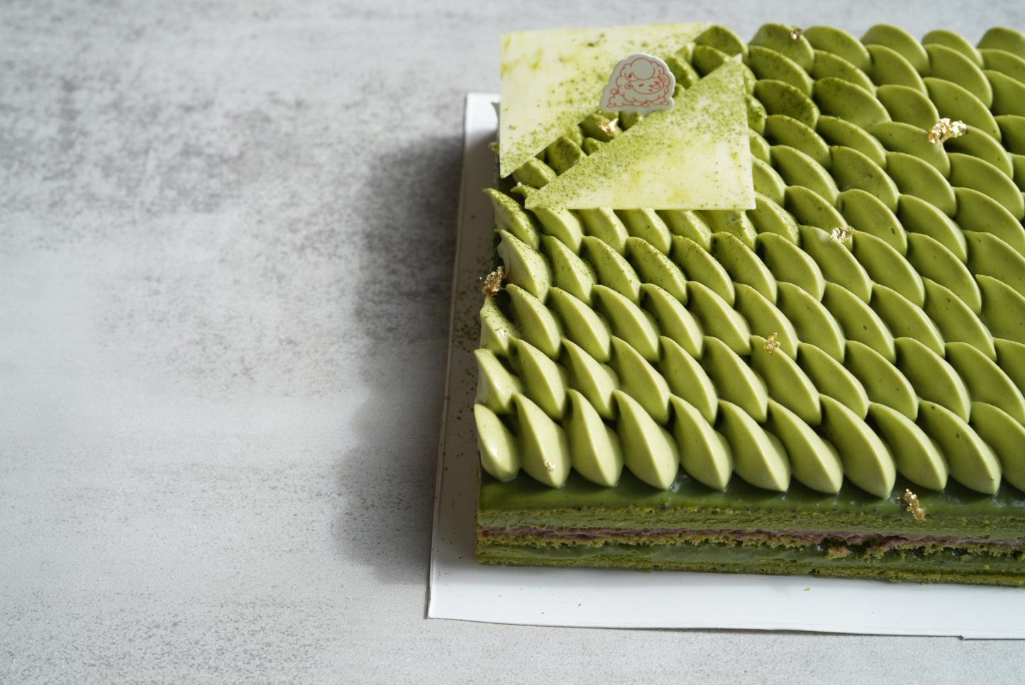 Matcha Opera Cake