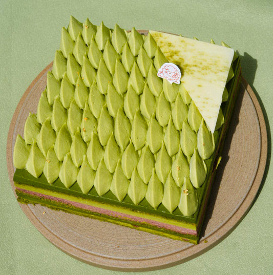 Matcha Opera Cake