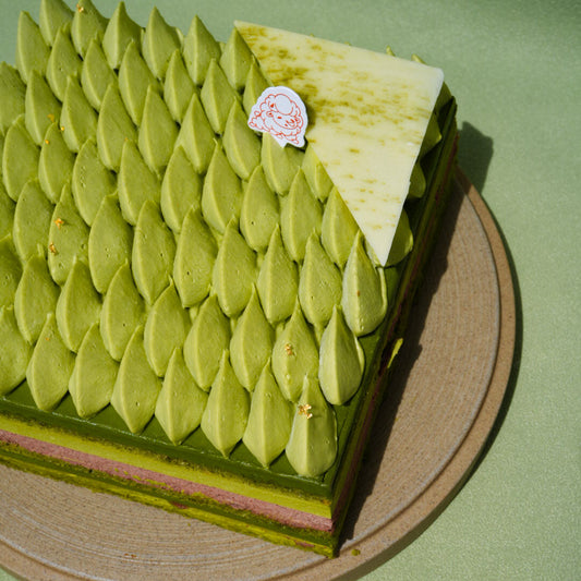 Matcha Opera Cake