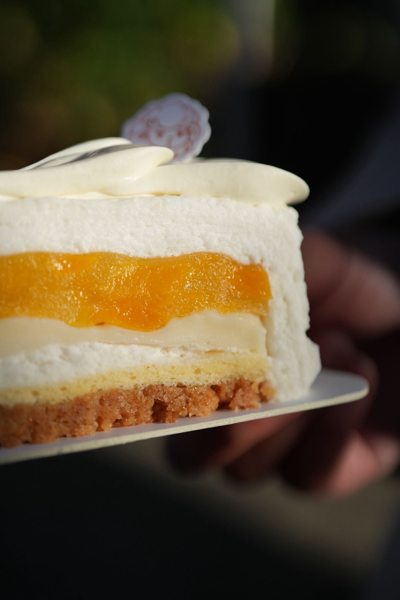 Mango Mochi Coconut cake